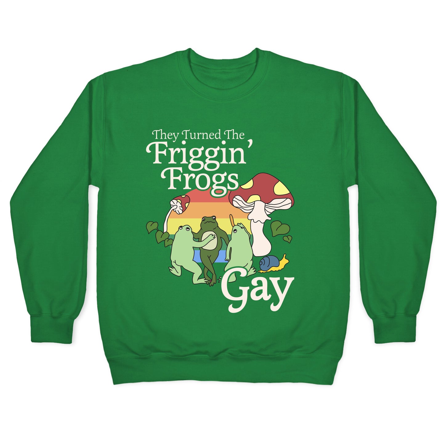 Gay Frogs Crewneck Sweatshirt
