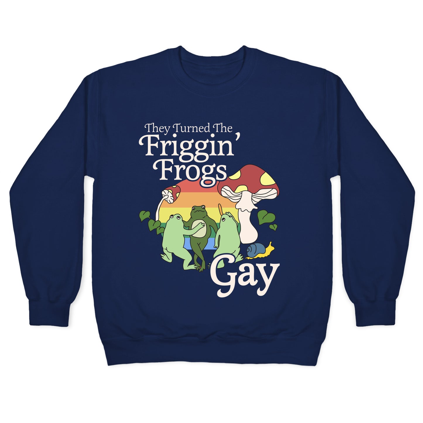 Gay Frogs Crewneck Sweatshirt