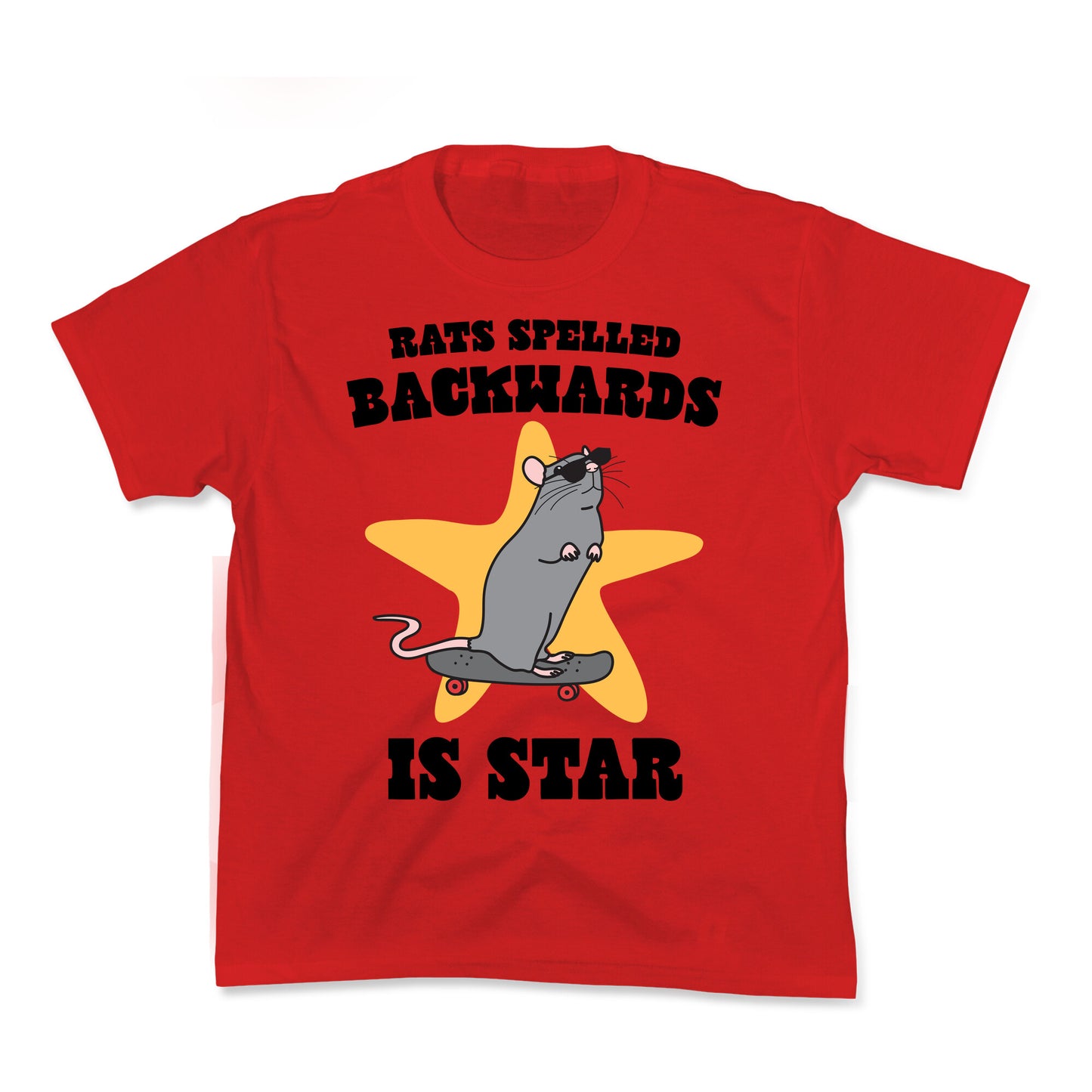 Rats Spelled Backwards is STAR Kids Tee