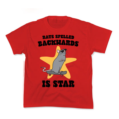 Rats Spelled Backwards is STAR Kids Tee