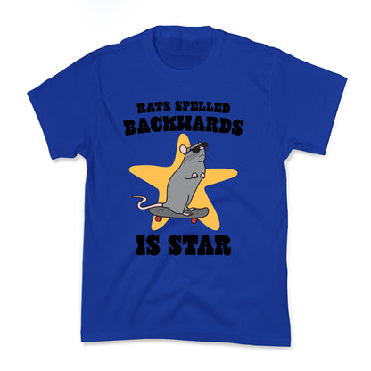 Rats Spelled Backwards is STAR Kids Tee