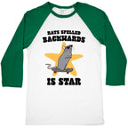 Rats Spelled Backwards is STAR Baseball Tee