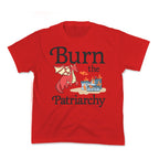 Burn the Patriarchy Kids Tee