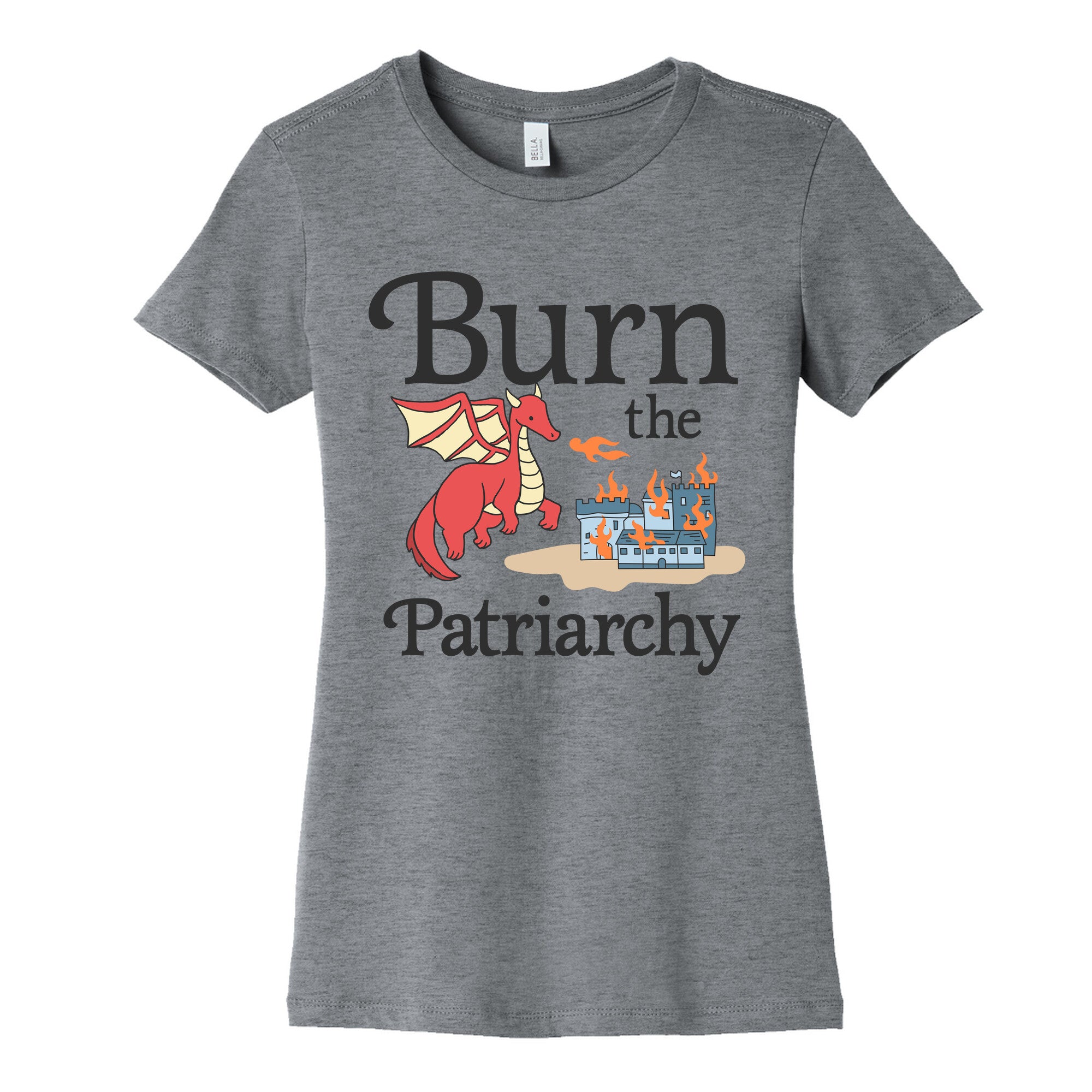 Burn the Patriarchy Womens Cotton Tee