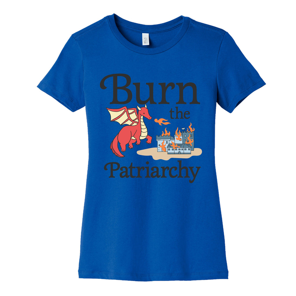Burn the Patriarchy Womens Cotton Tee