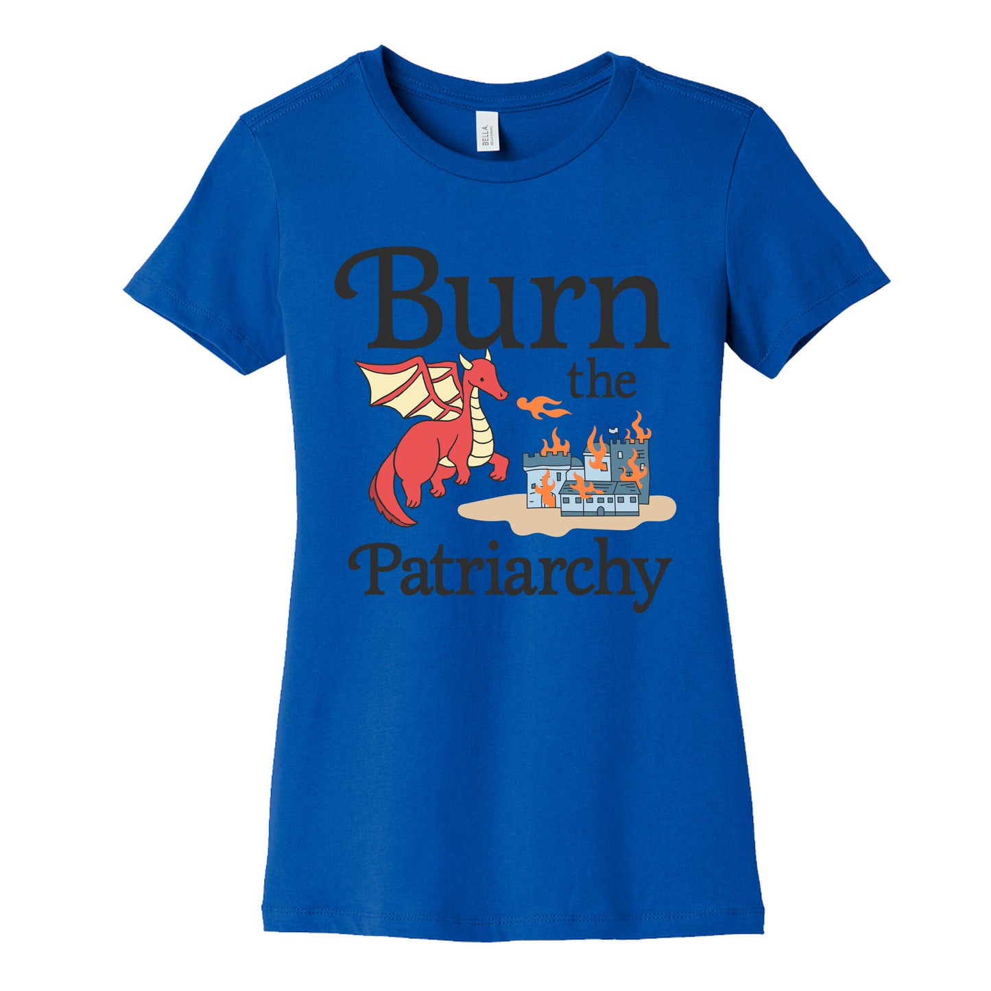 Burn the Patriarchy Womens Cotton Tee