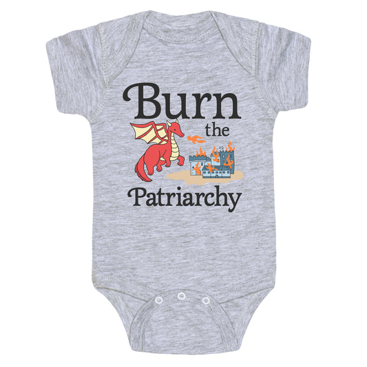 Burn the Patriarchy Baby One-Piece