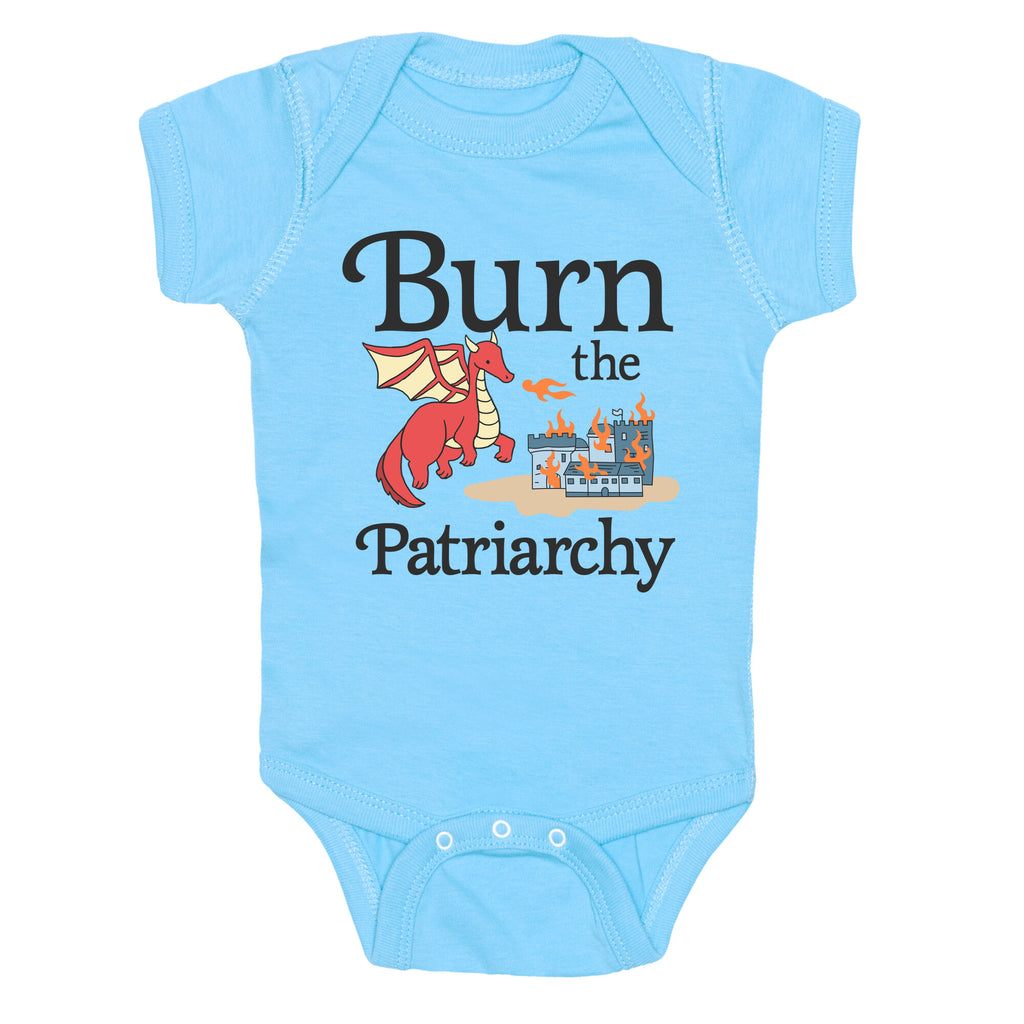 Burn the Patriarchy Baby One-Piece
