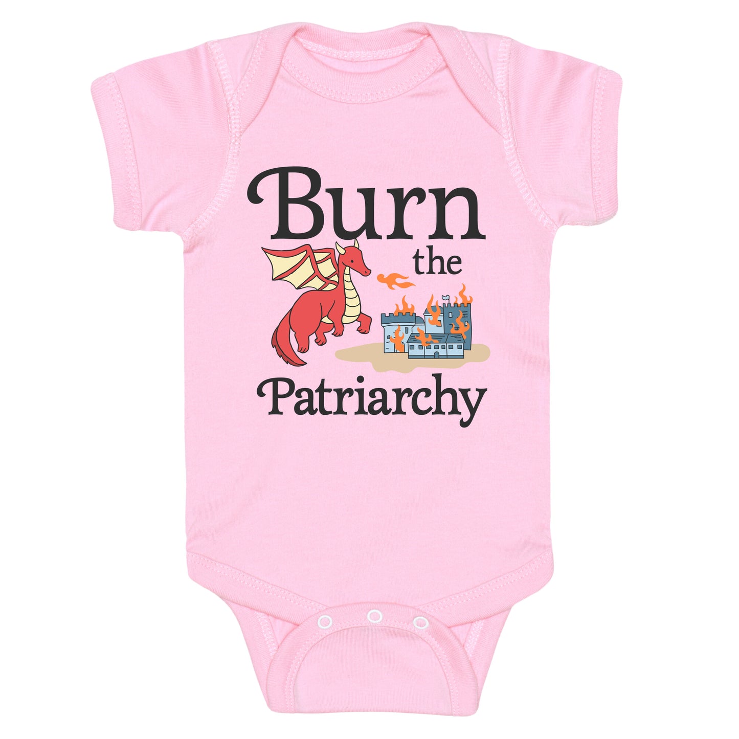 Burn the Patriarchy Baby One-Piece