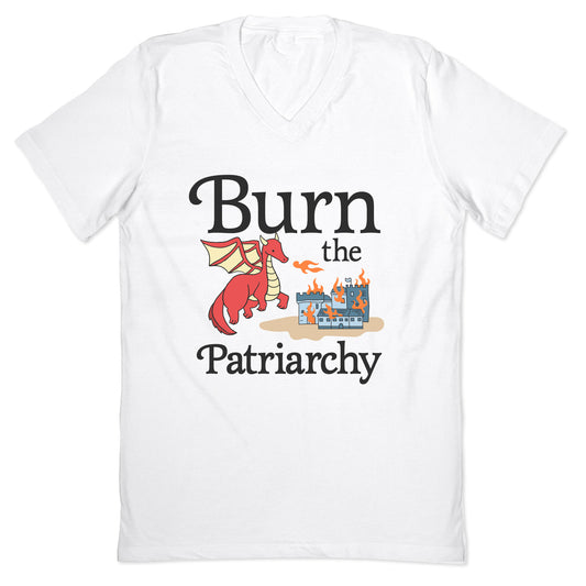 Burn the Patriarchy V-Neck