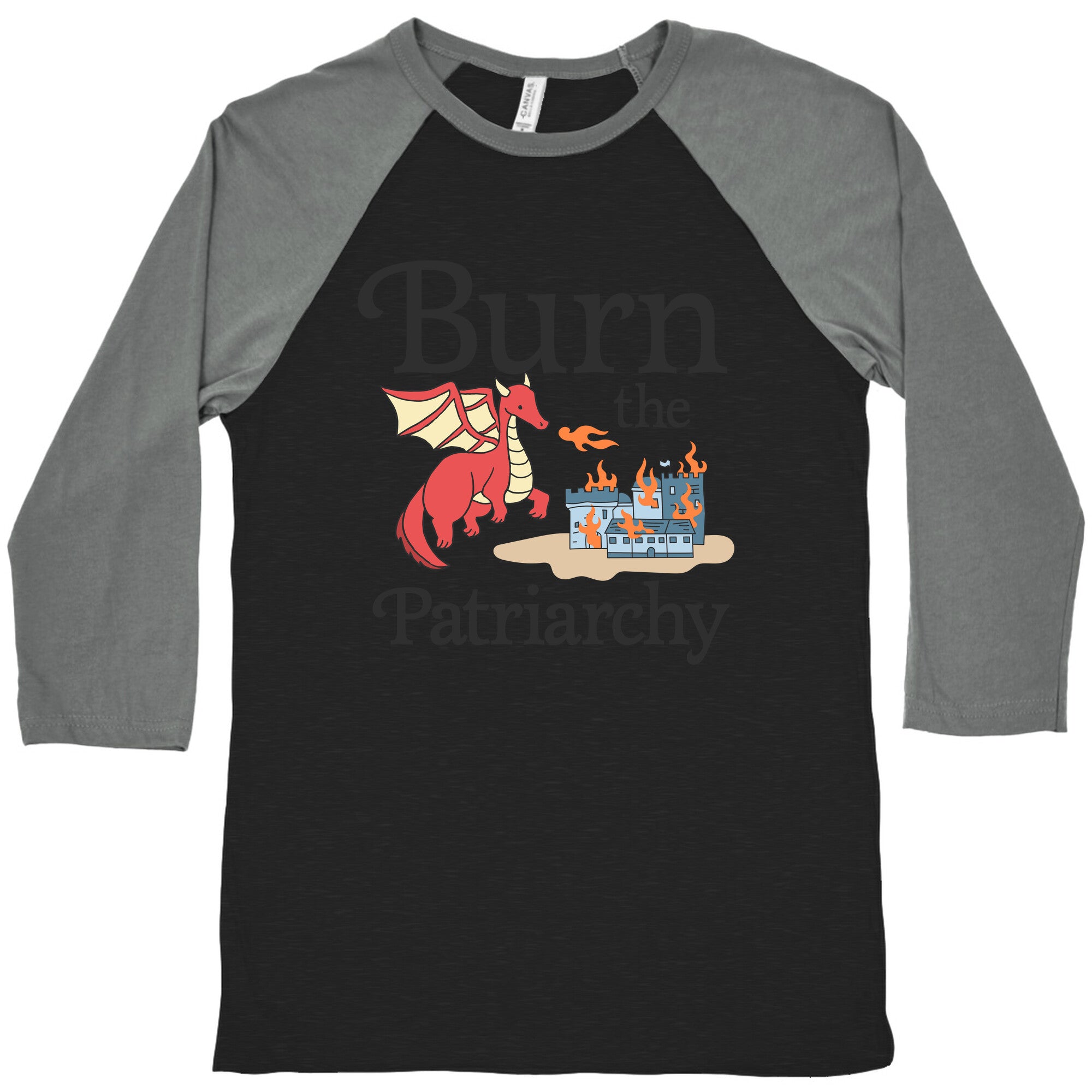 Burn the Patriarchy Baseball Tee