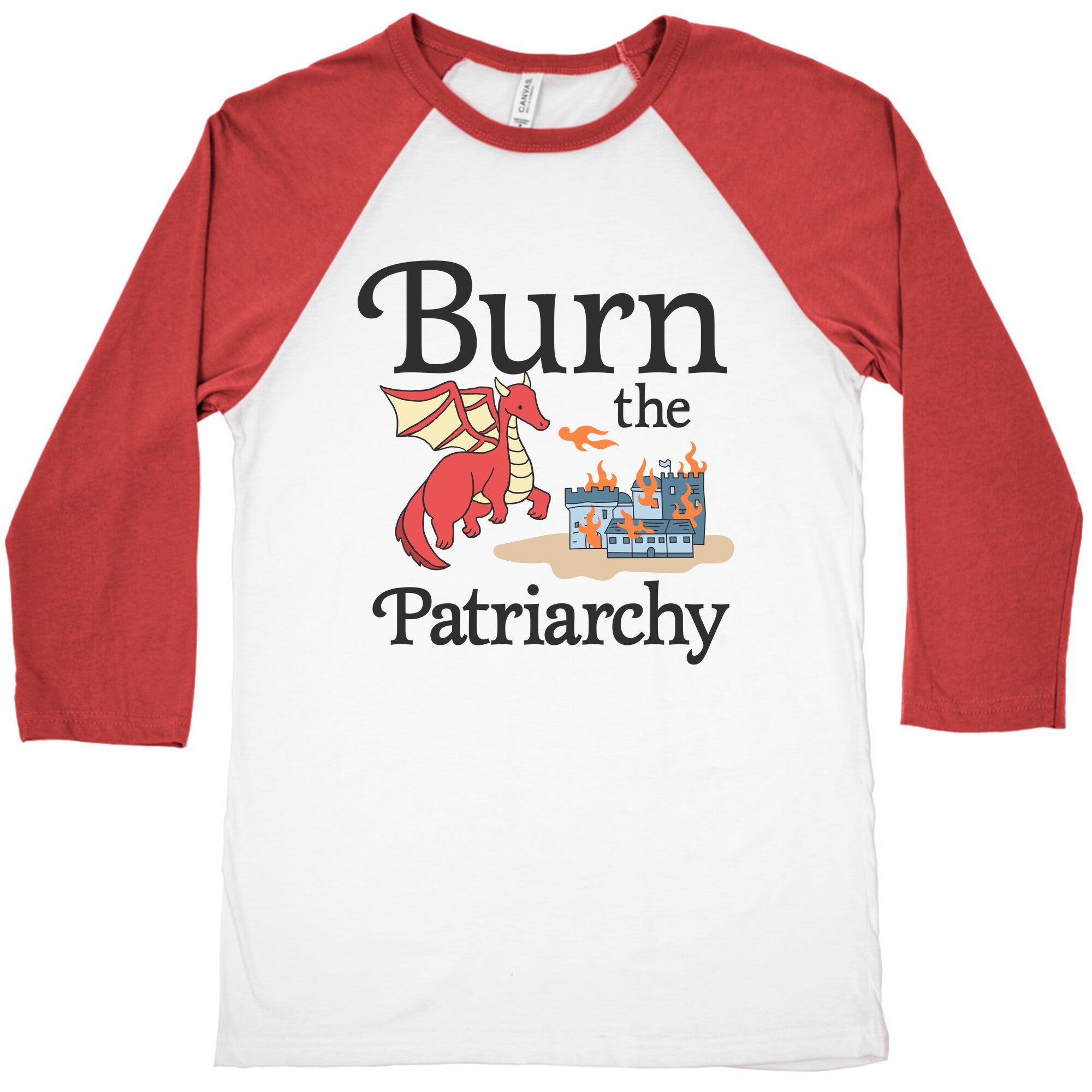Burn the Patriarchy Baseball Tee