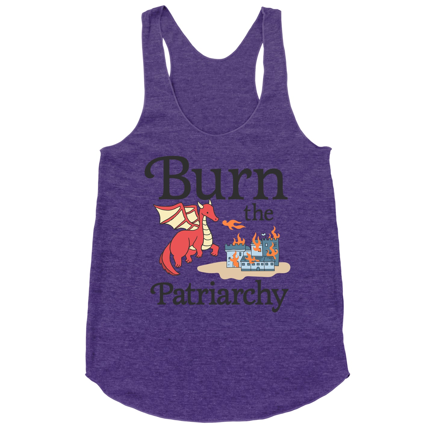 Burn the Patriarchy Racerback Tank