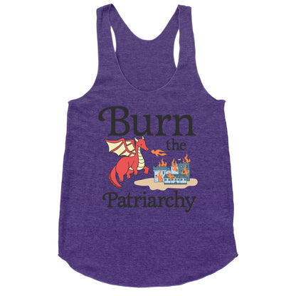 Burn the Patriarchy Racerback Tank