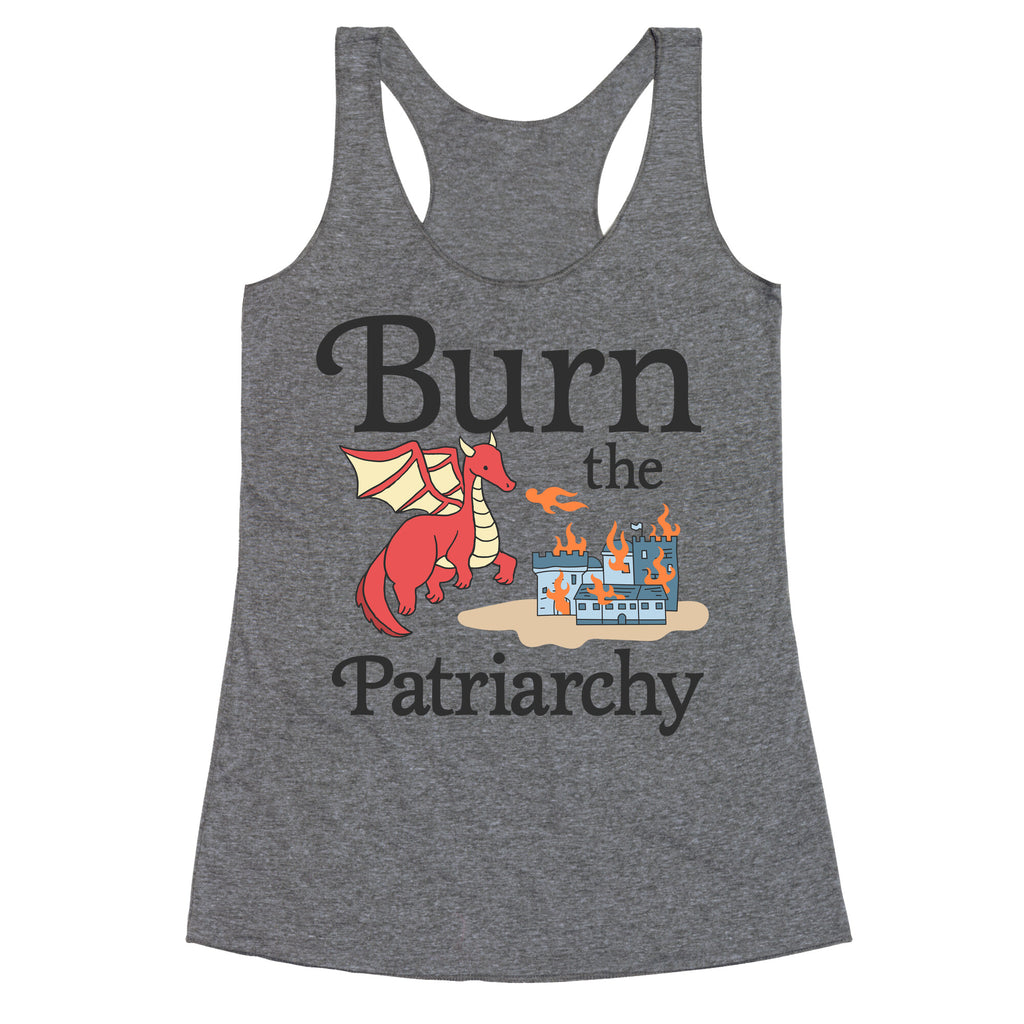 Burn the Patriarchy Racerback Tank
