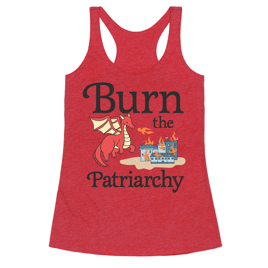 Burn the Patriarchy Racerback Tank