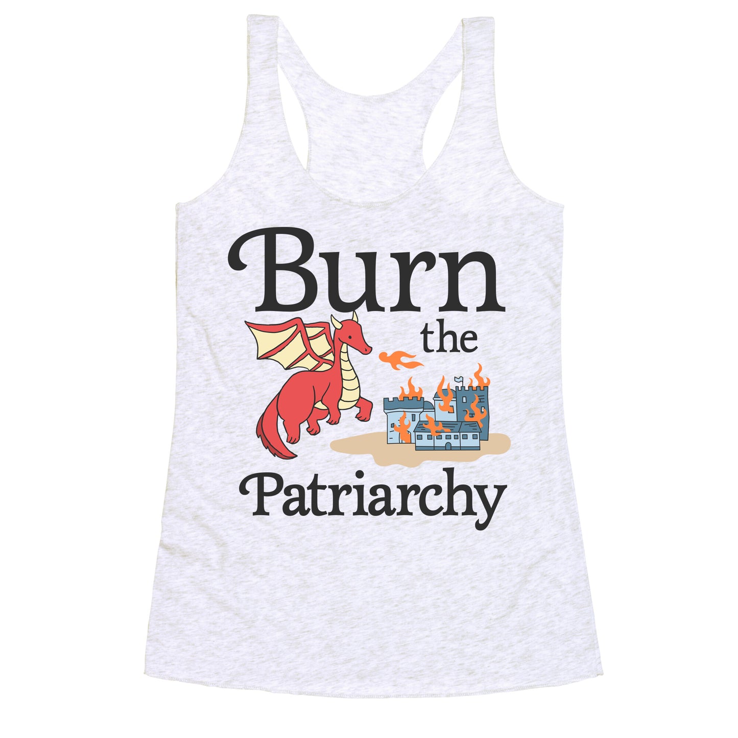 Burn the Patriarchy Racerback Tank