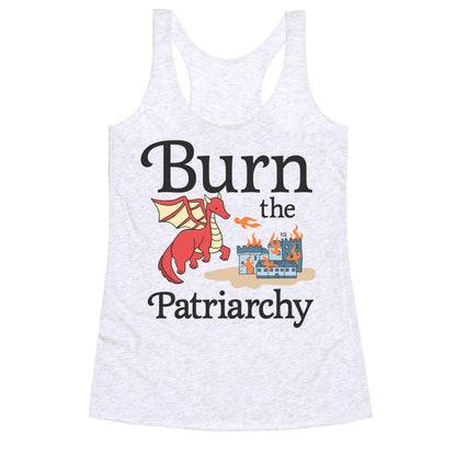 Burn the Patriarchy Racerback Tank