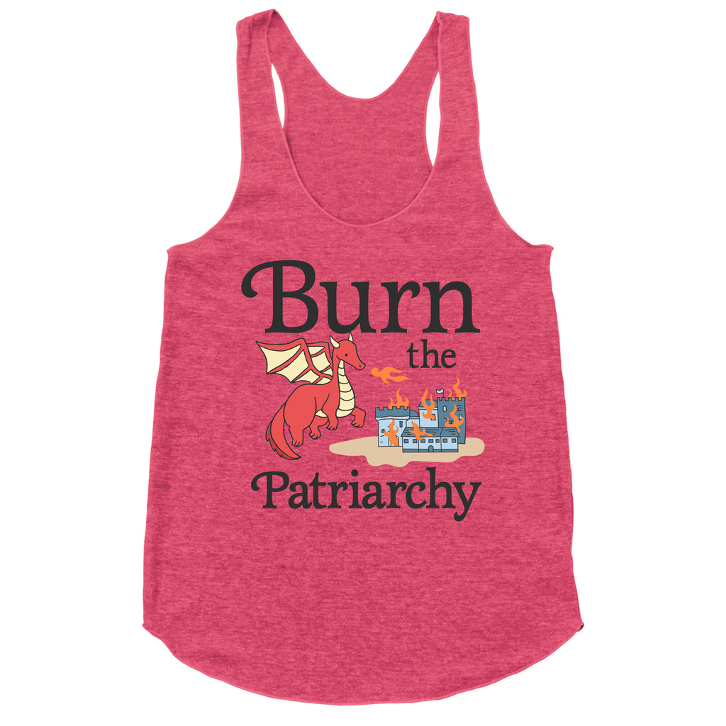 Burn the Patriarchy Racerback Tank