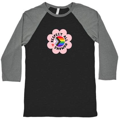 Respect All Humans Baseball Tee