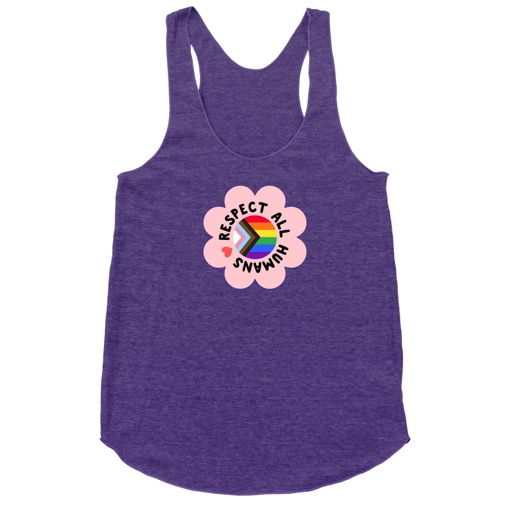 Respect All Humans Racerback Tank