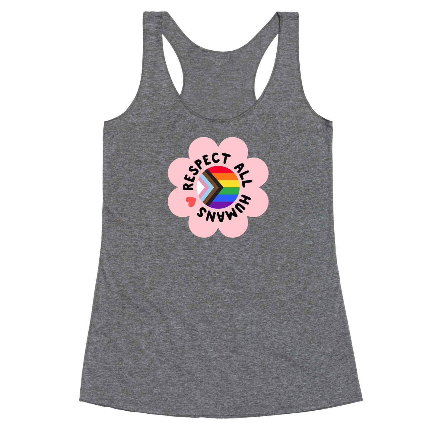Respect All Humans Racerback Tank