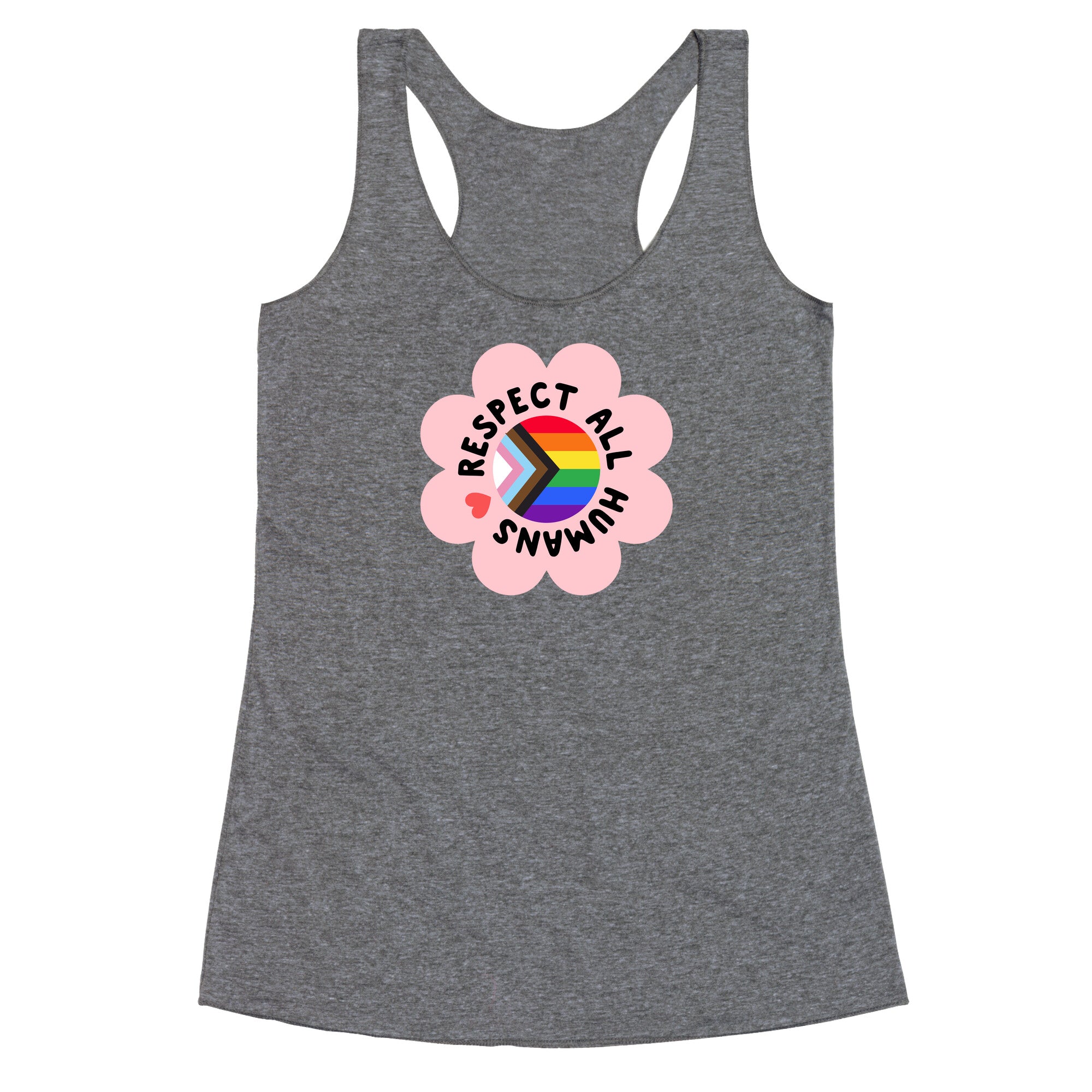 Respect All Humans Racerback Tank