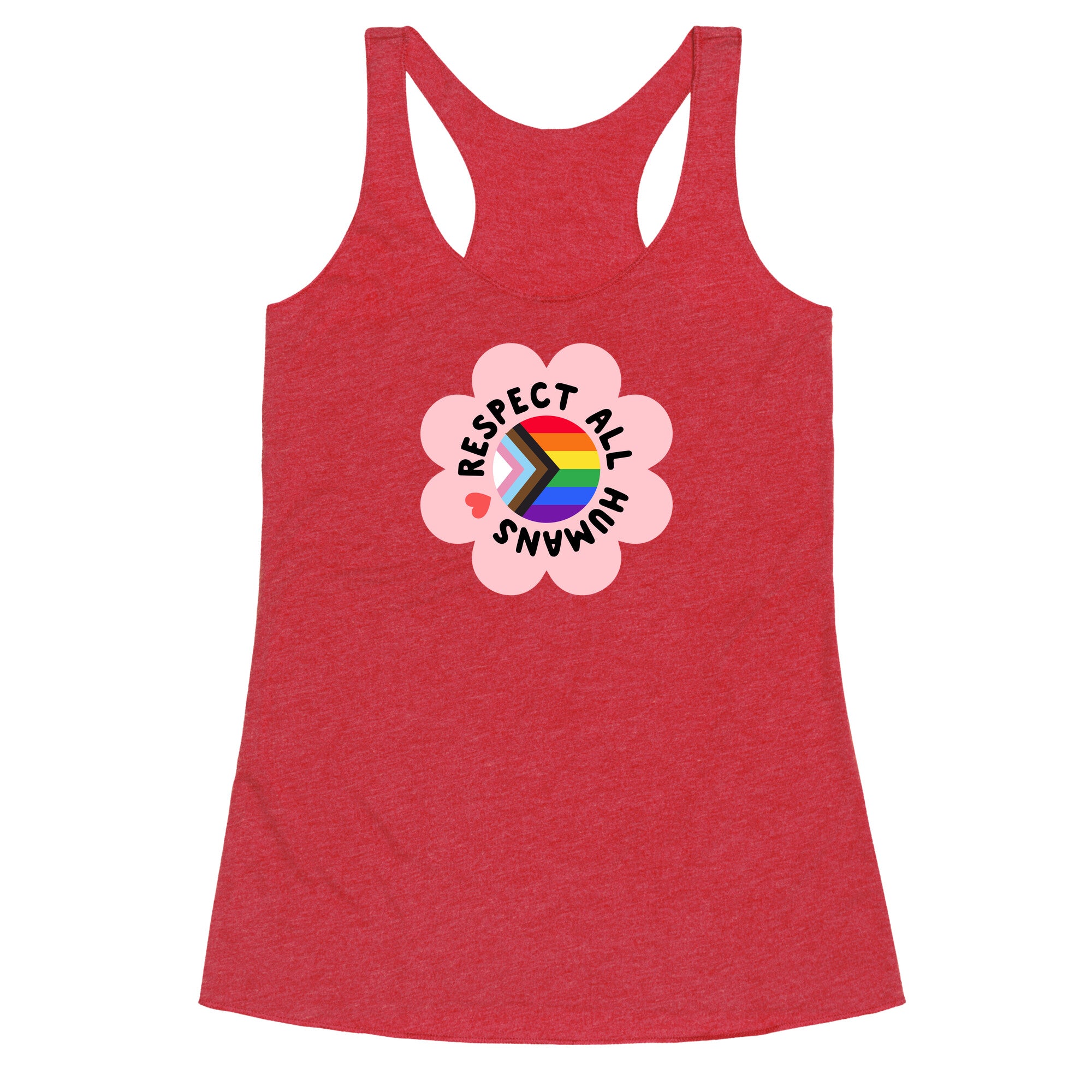 Respect All Humans Racerback Tank