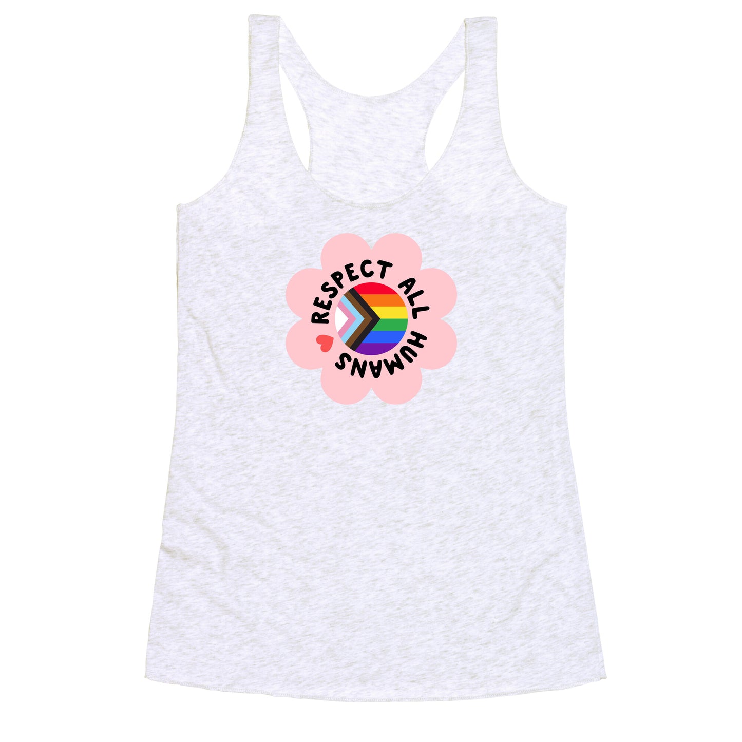 Respect All Humans Racerback Tank
