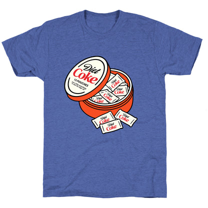 Diet Coke Zyn Pouches Unisex Triblend Tee