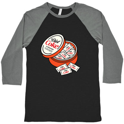 Diet Coke Zyn Pouches Baseball Tee