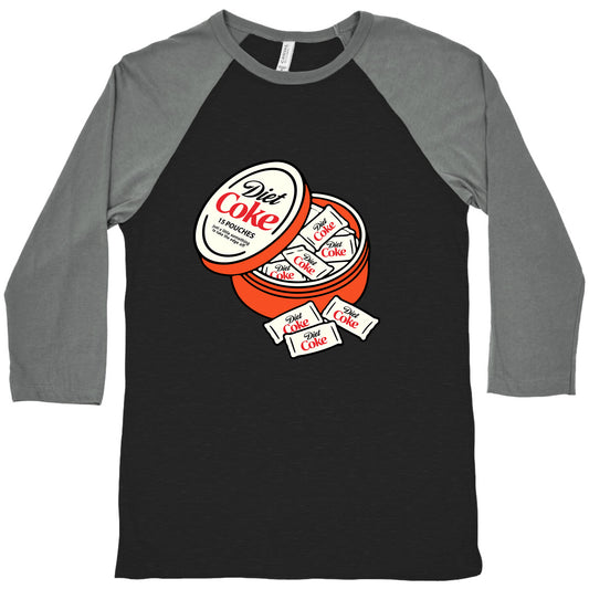 Diet Coke Zyn Pouches Baseball Tee