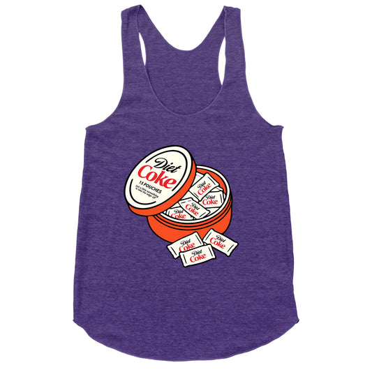 Diet Coke Zyn Pouches Racerback Tank