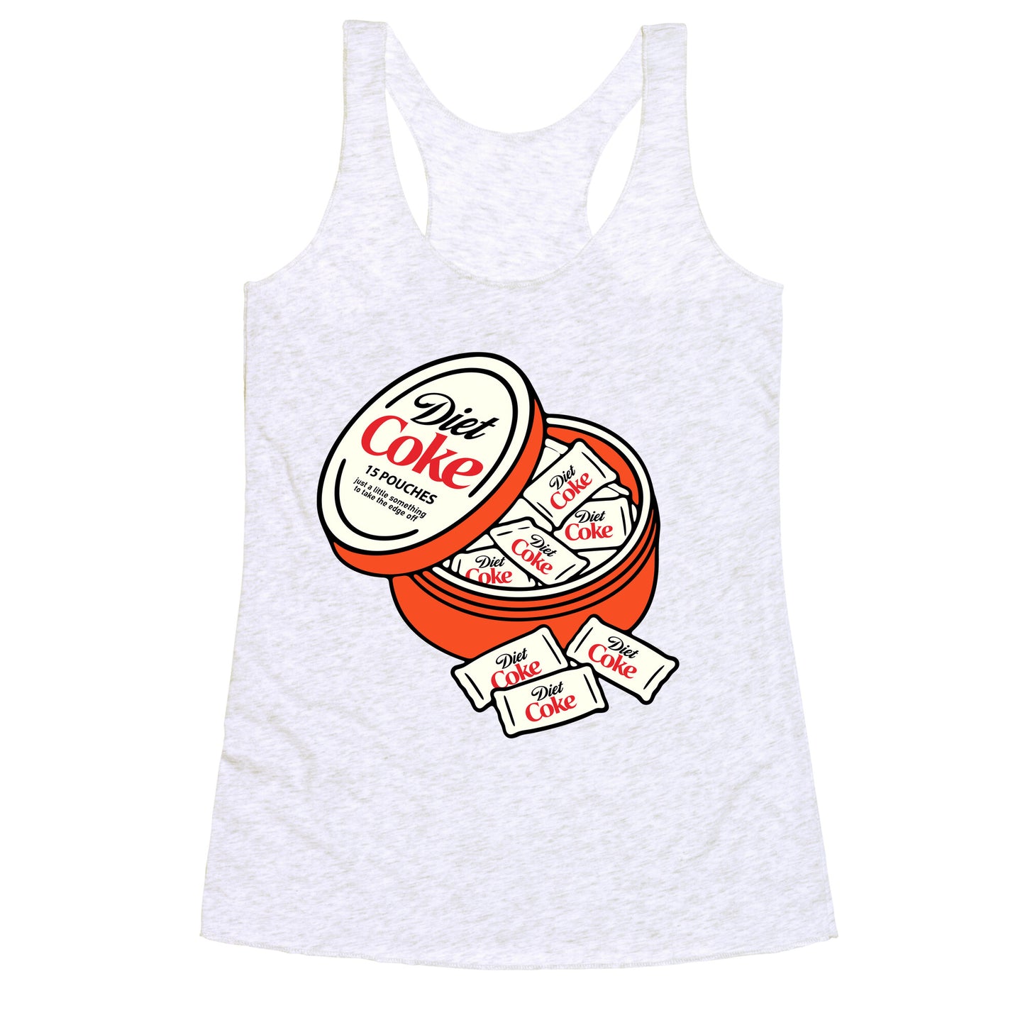 Diet Coke Zyn Pouches Racerback Tank