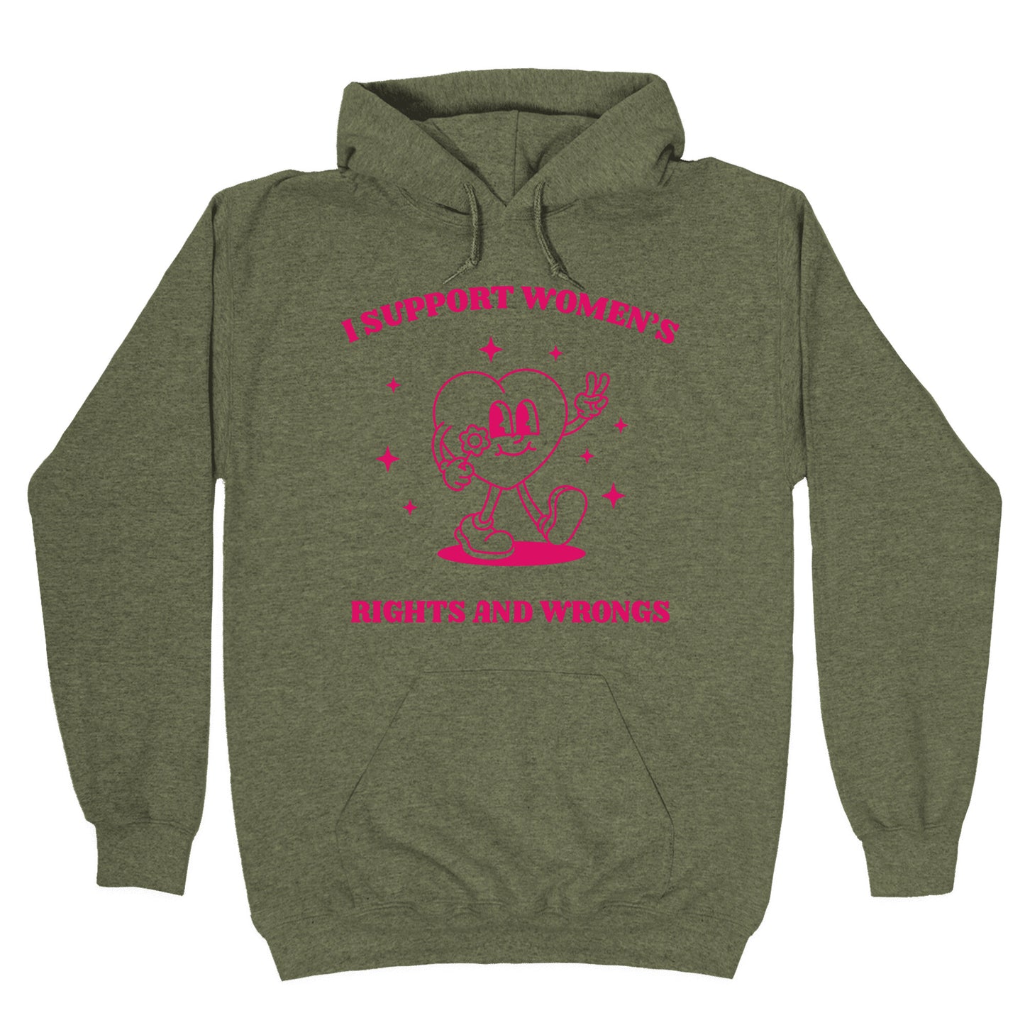 I Support Womens Rights And Wrongs Hoodie
