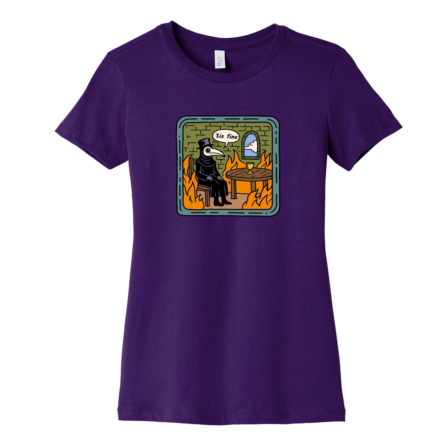 Tis Fine Womens Cotton Tee