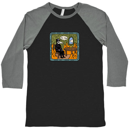 Tis Fine Baseball Tee