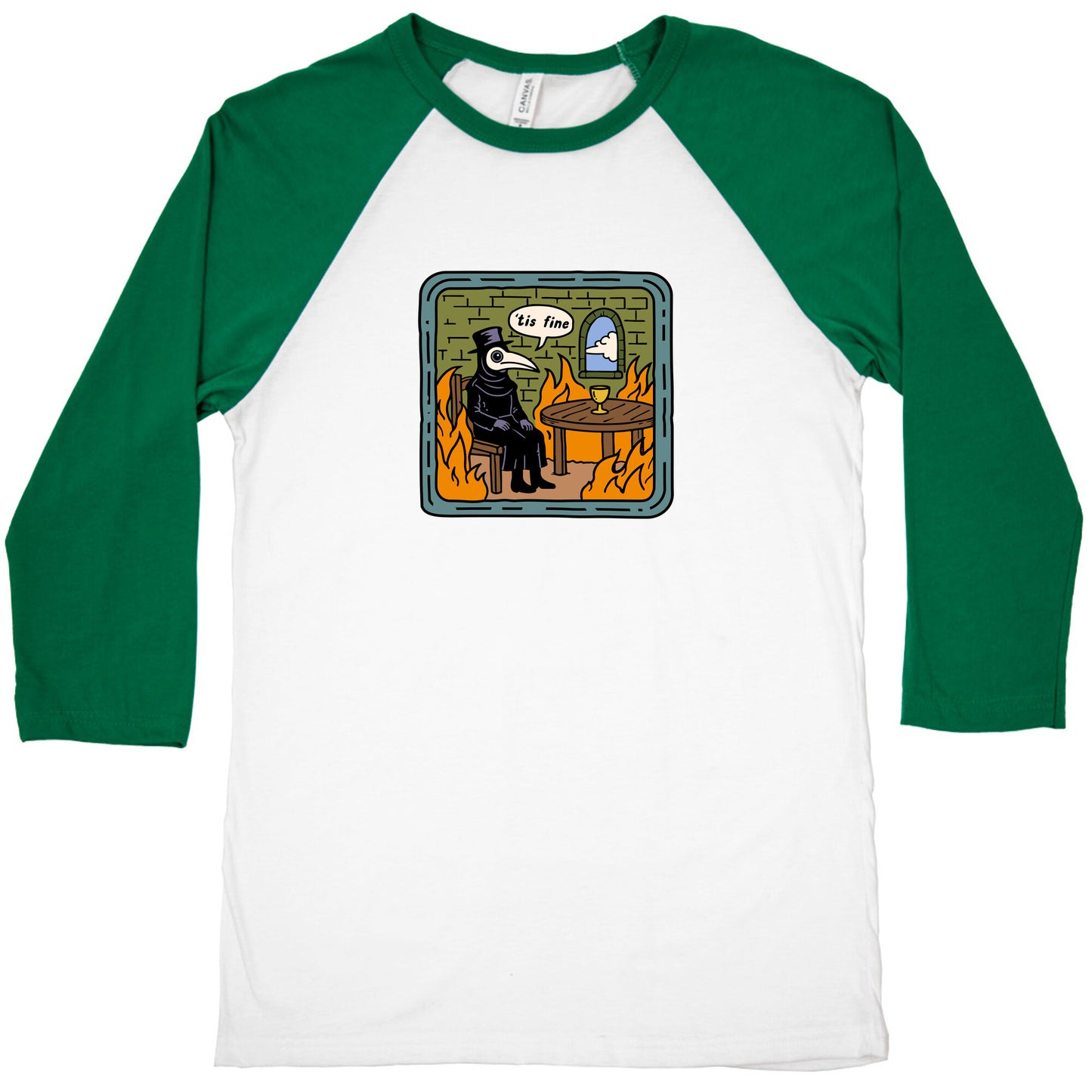 Tis Fine Baseball Tee