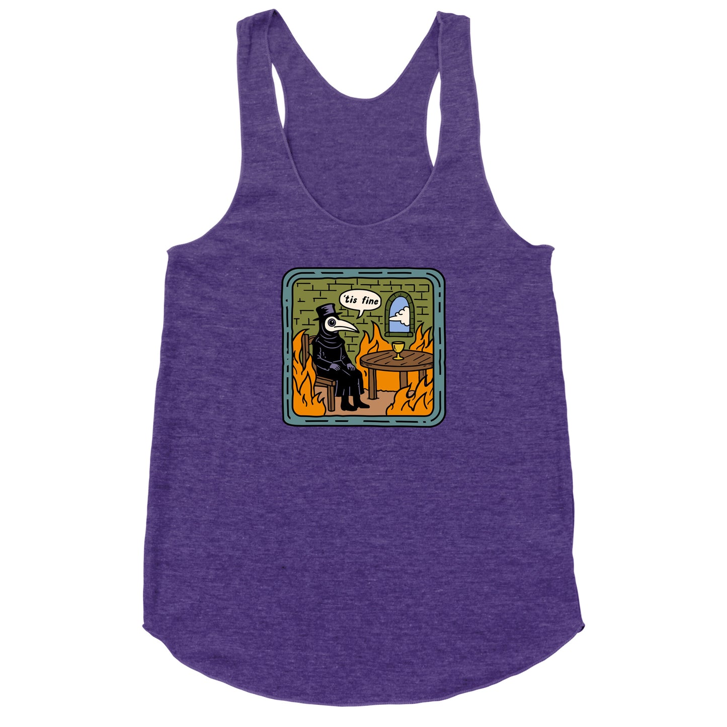 Tis Fine Racerback Tank