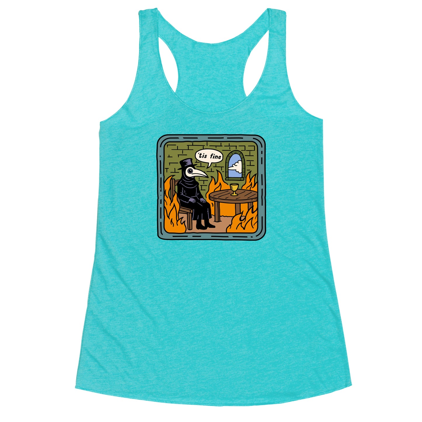 Tis Fine Racerback Tank
