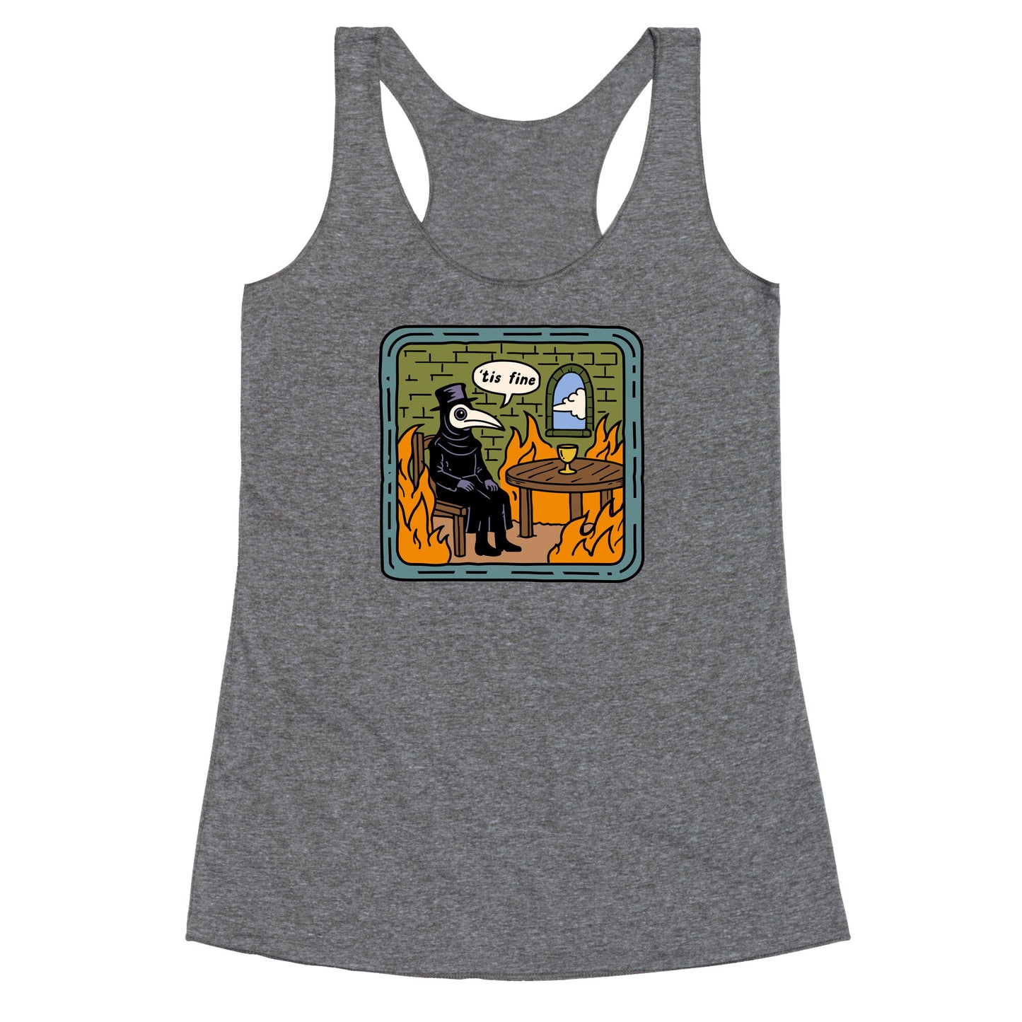 Tis Fine Racerback Tank