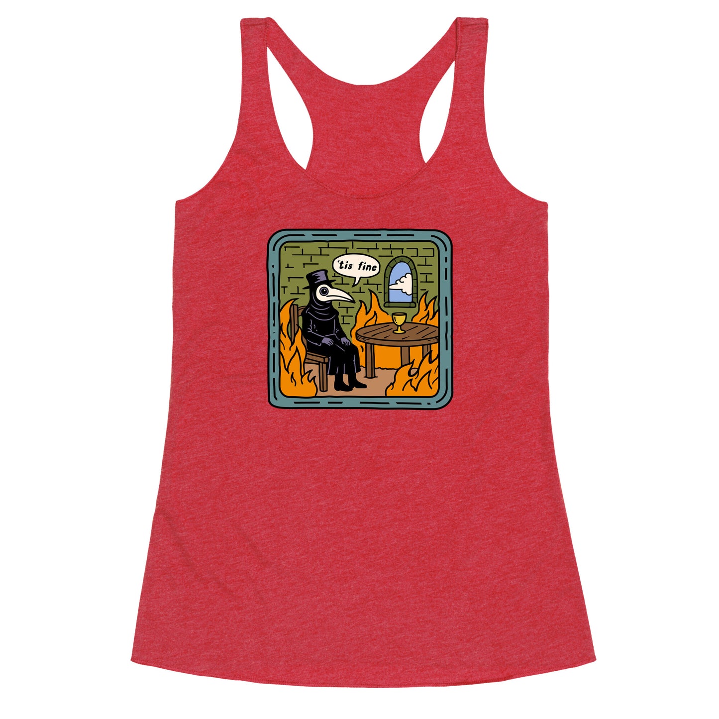 Tis Fine Racerback Tank