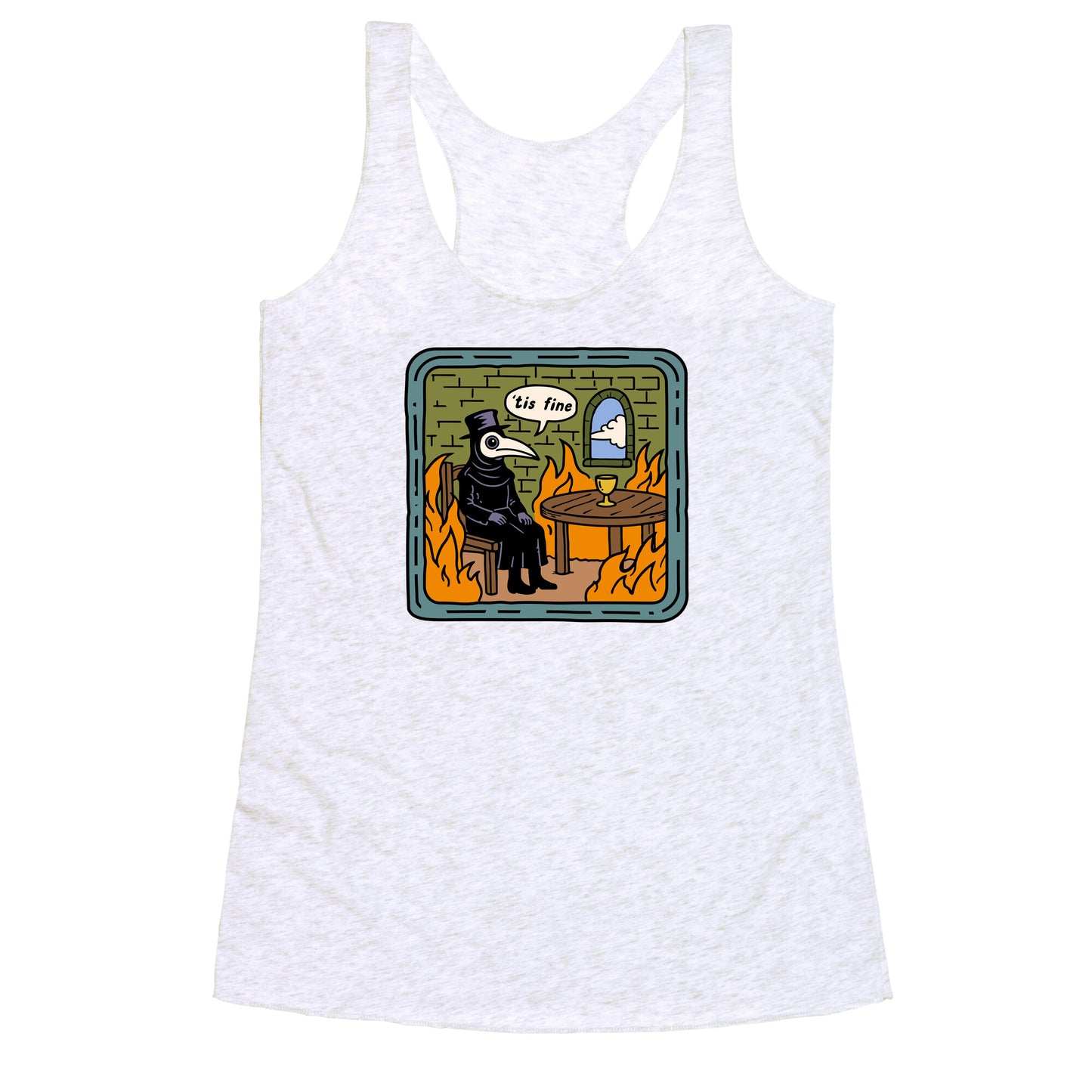 Tis Fine Racerback Tank