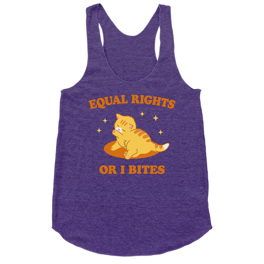 Equal Rights or I Bites Racerback Tank
