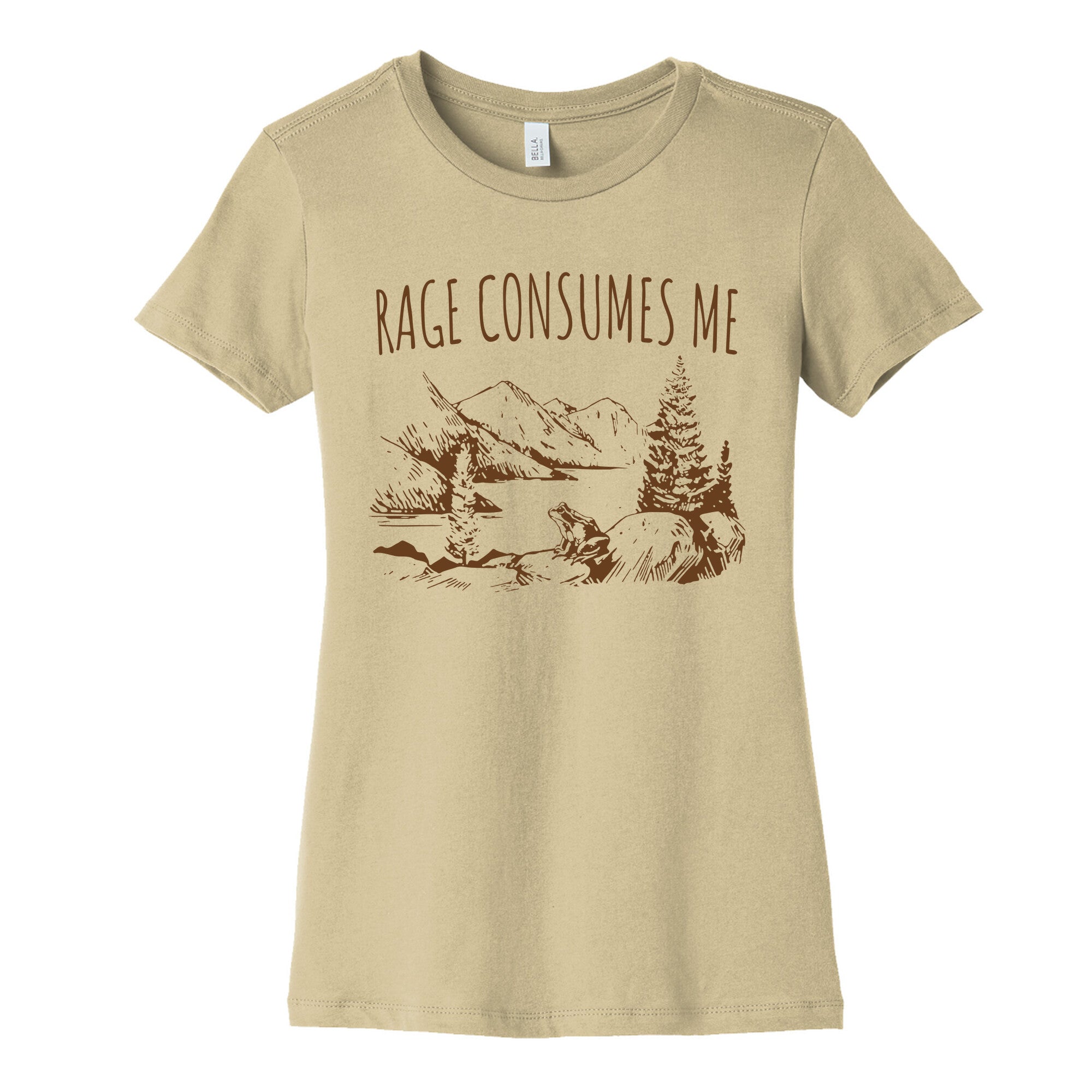Rage Consumes Me Womens Cotton Tee