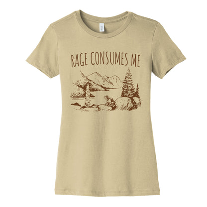 Rage Consumes Me Womens Cotton Tee