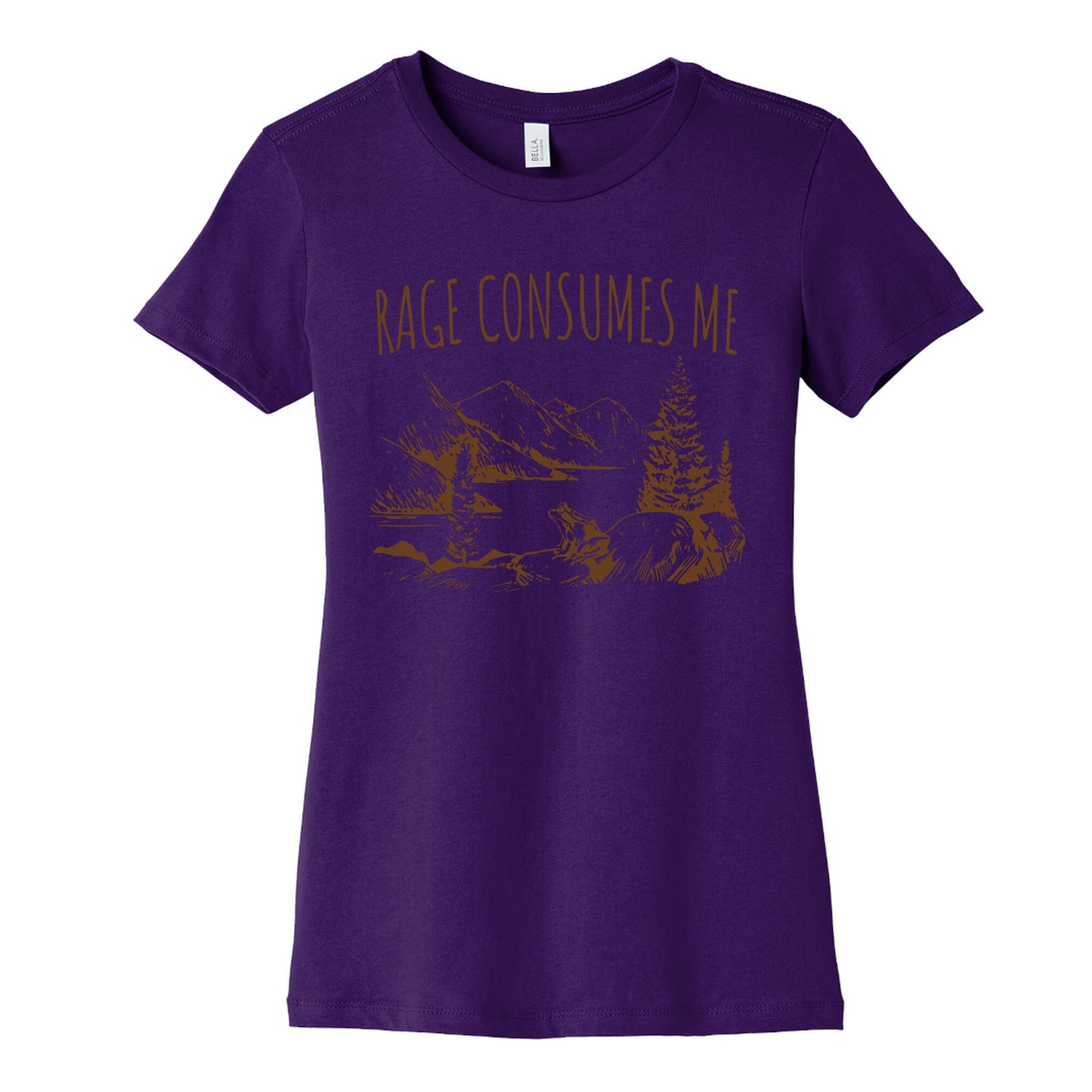 Rage Consumes Me Womens Cotton Tee
