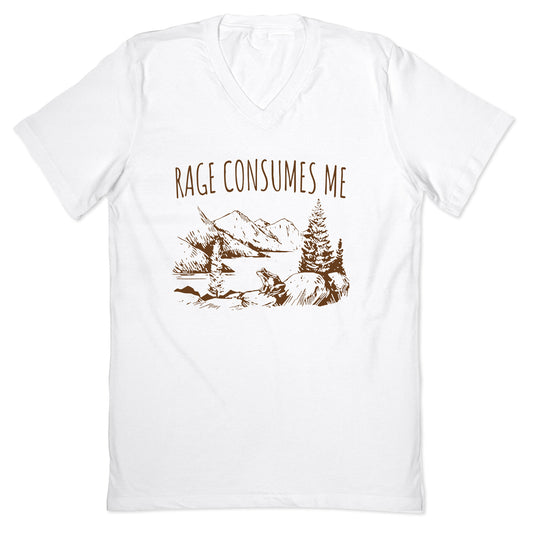 Rage Consumes Me V-Neck