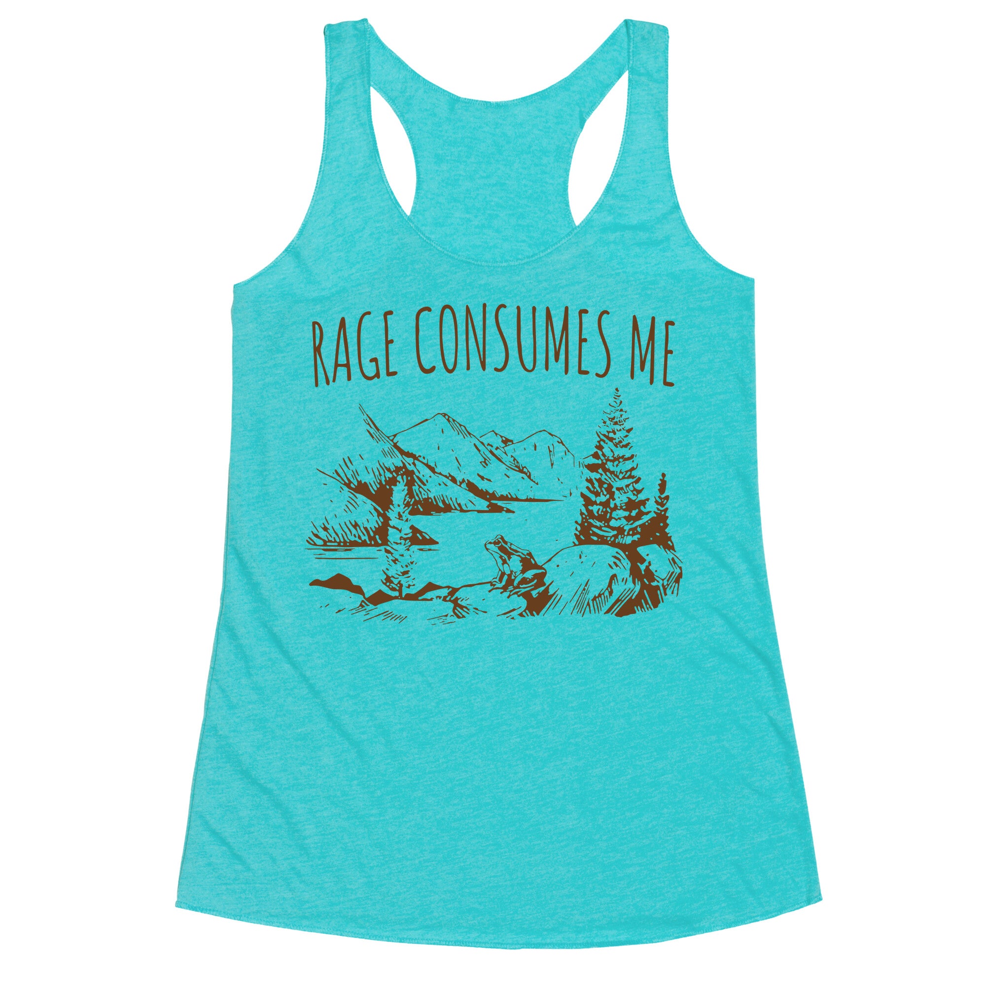 Rage Consumes Me Racerback Tank
