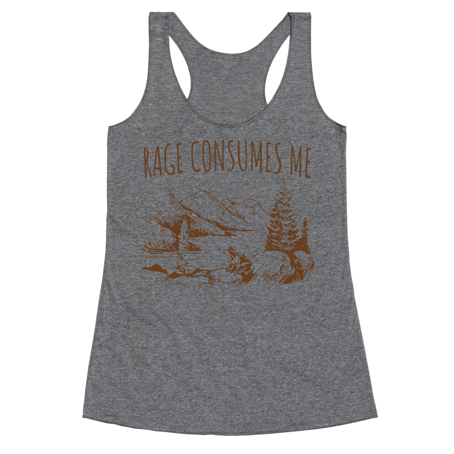 Rage Consumes Me Racerback Tank